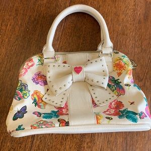 Betsey Johnson Butterflies, Bees and Flowers Handbag